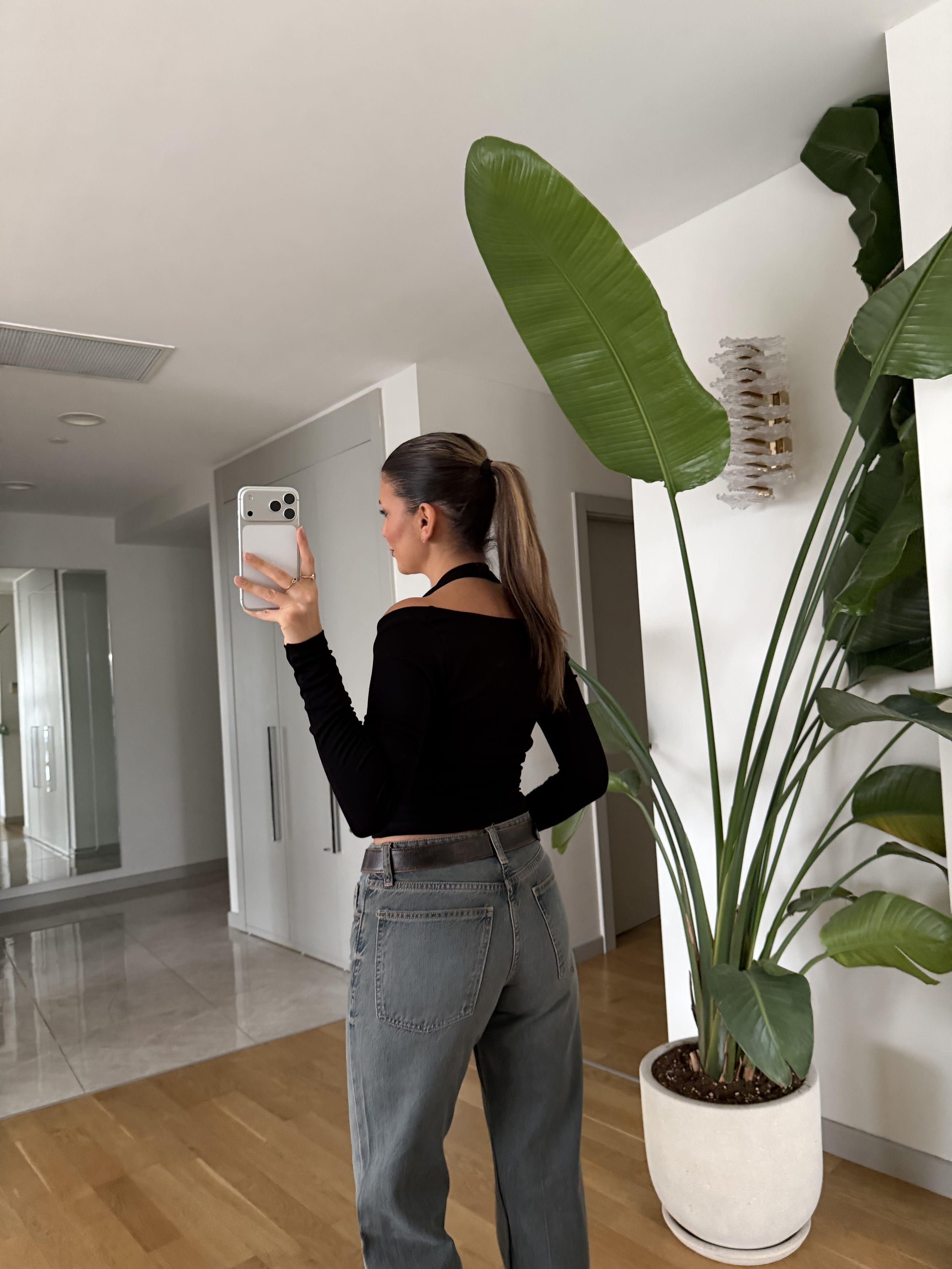 BASIC VISKOZNA BLUZA MAJICA BELA