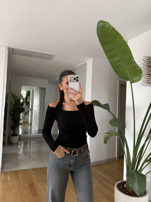 BASIC VISKOZNA BLUZA MAJICA BELA