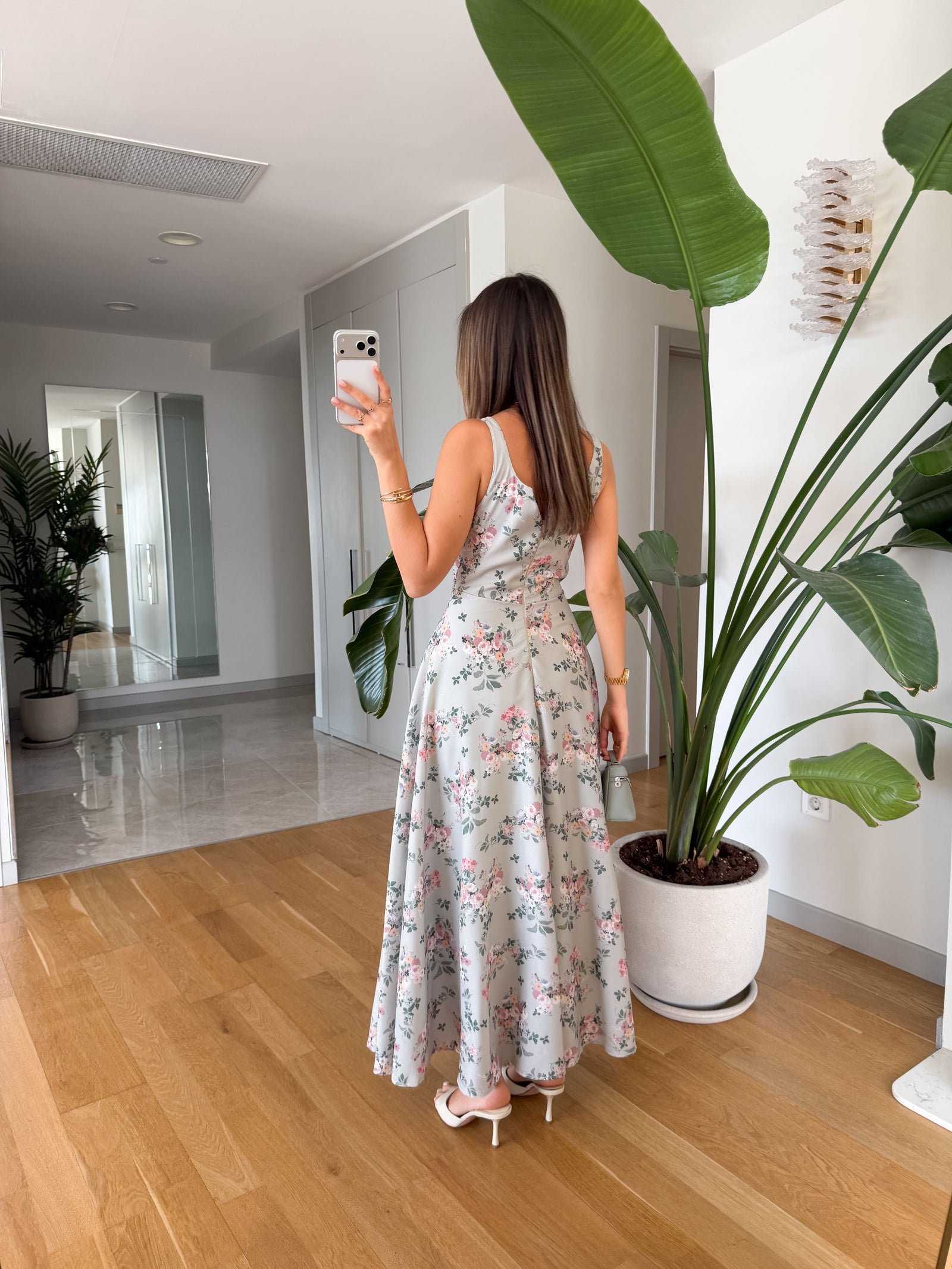 Floral Breeze Midi Haljina - dve boje