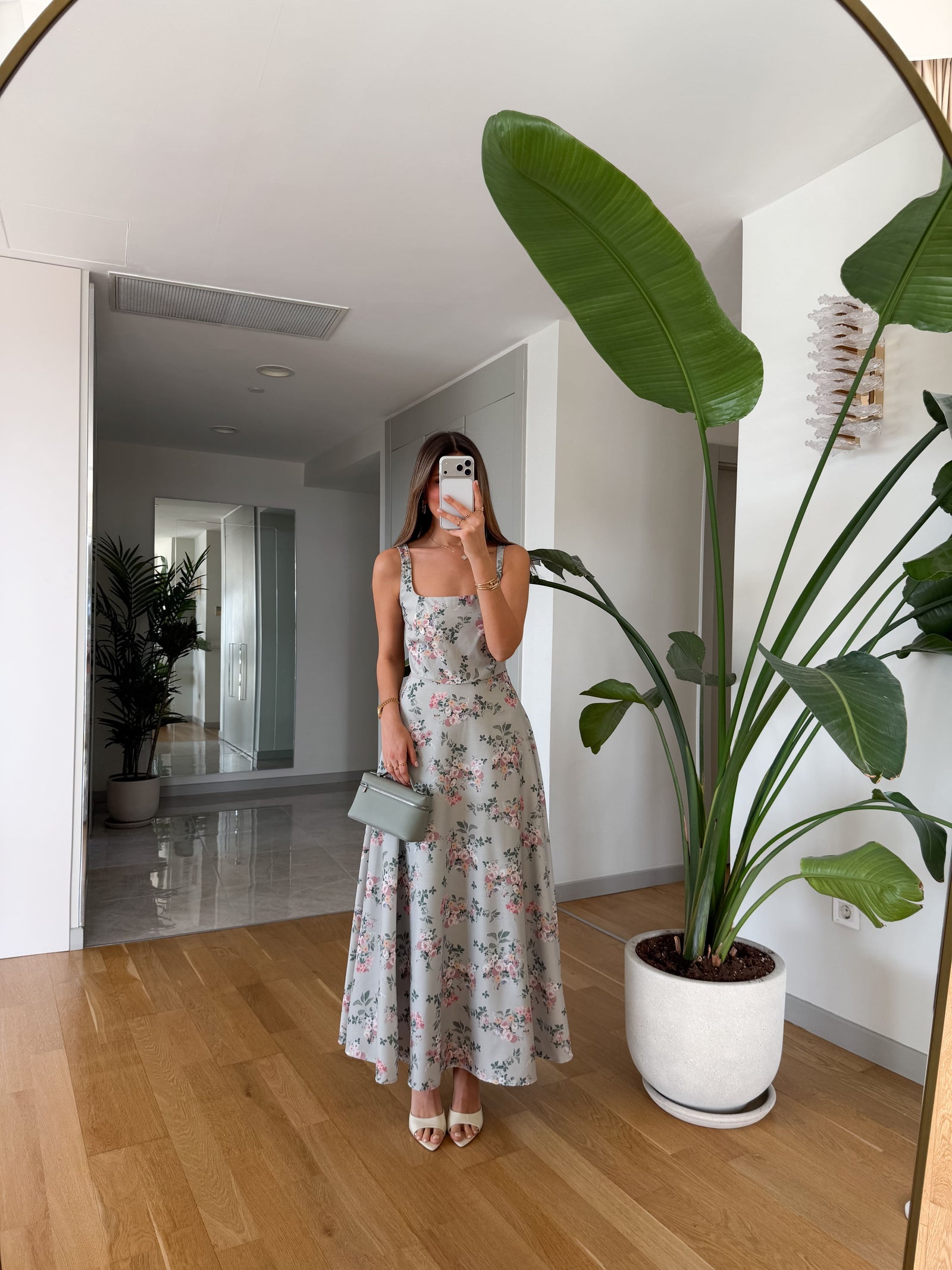 Floral Breeze Midi Haljina - dve boje
