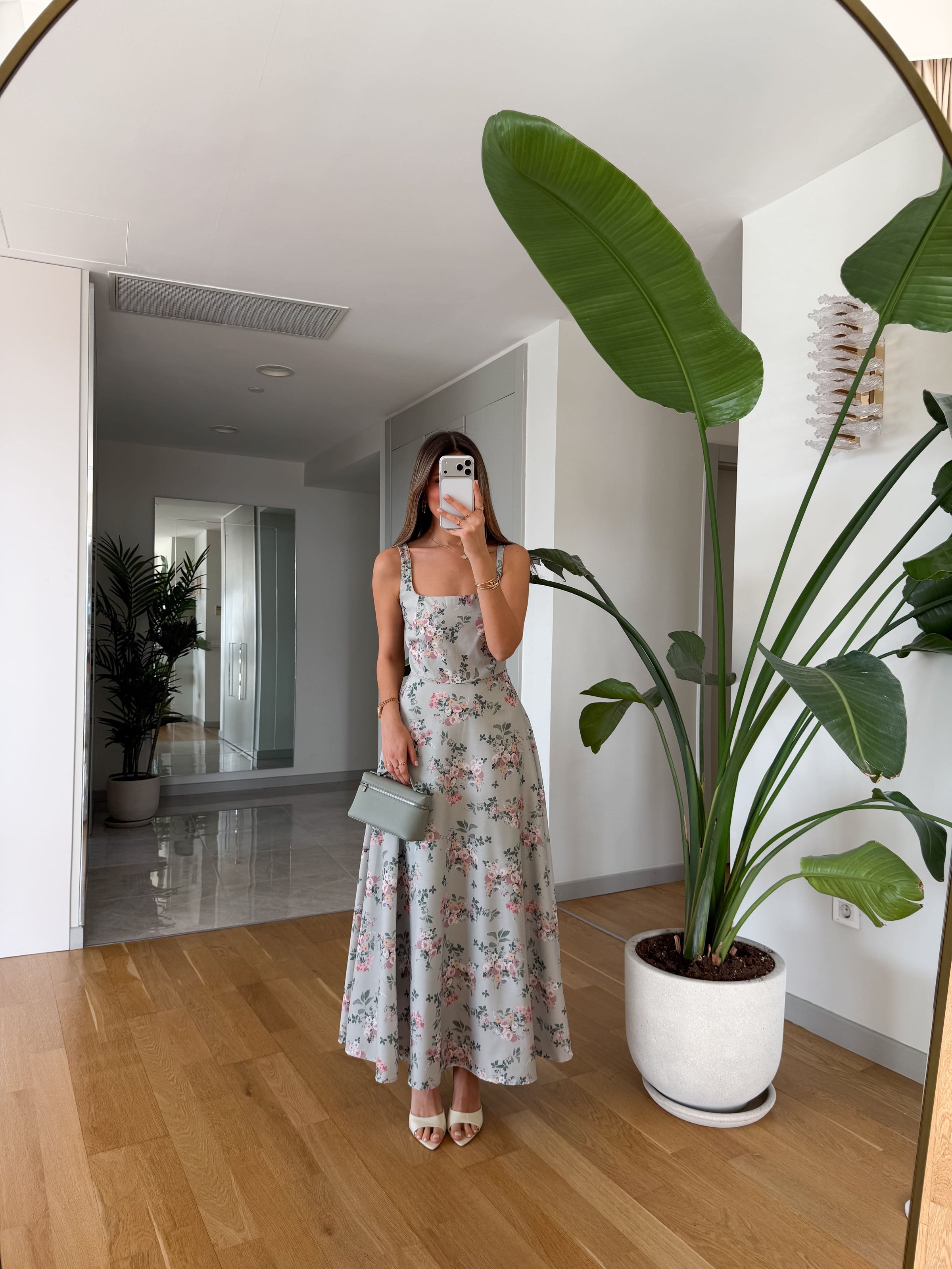 Floral Breeze Midi Haljina - dve boje
