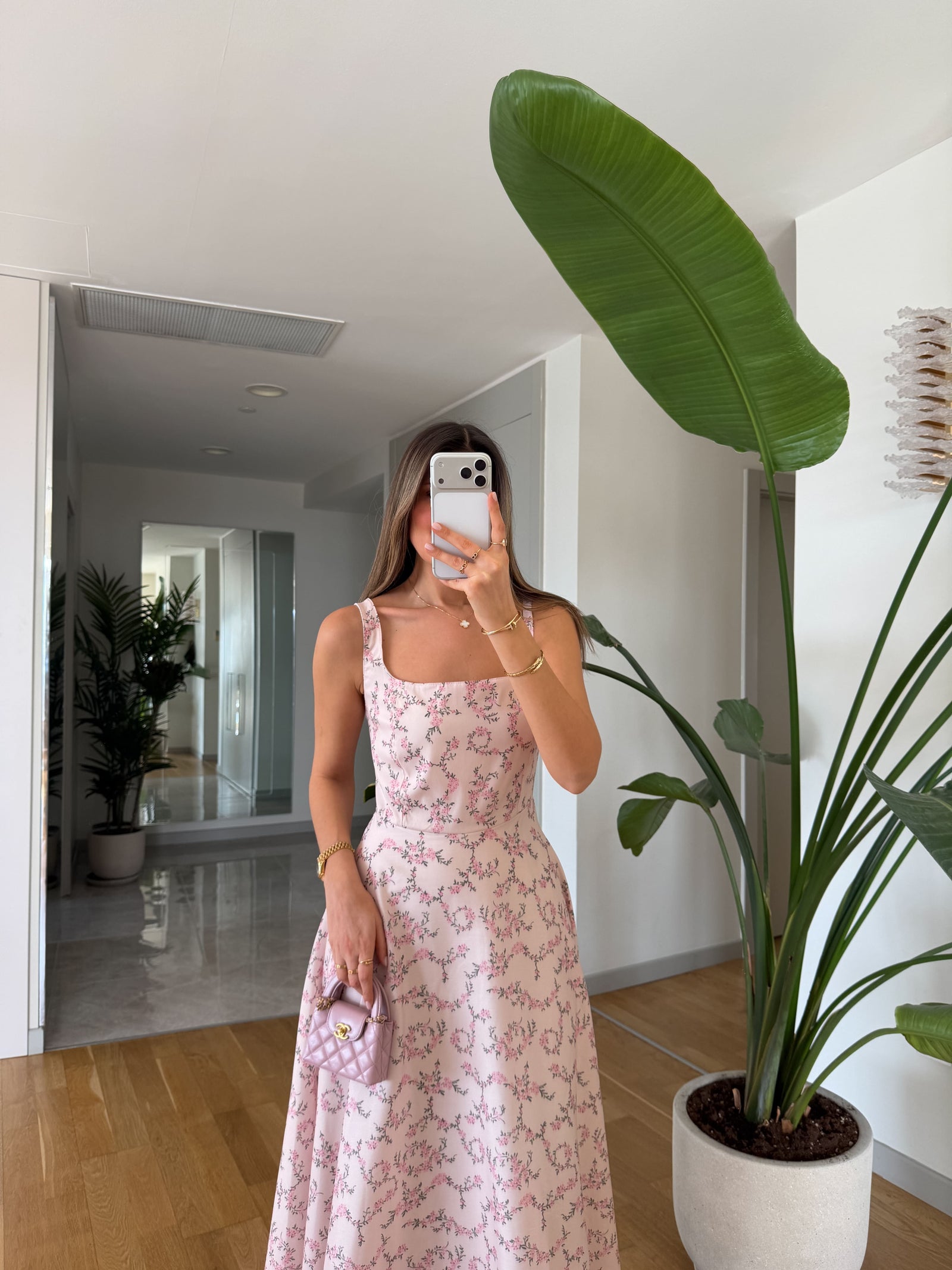 Floral Breeze Midi Haljina - dve boje