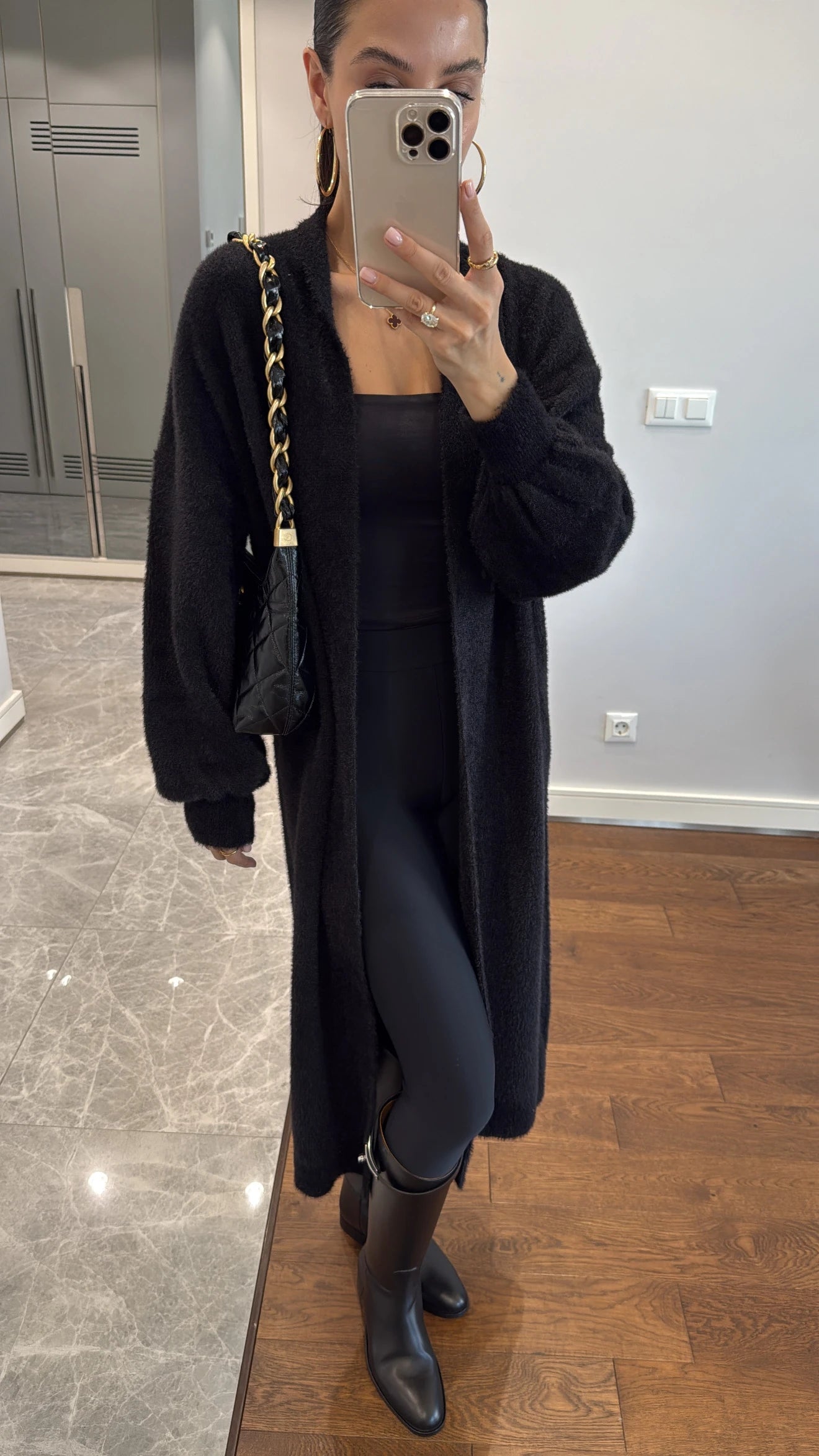 CLASSIC LONGLINE KNIT KARDIGAN - više boja