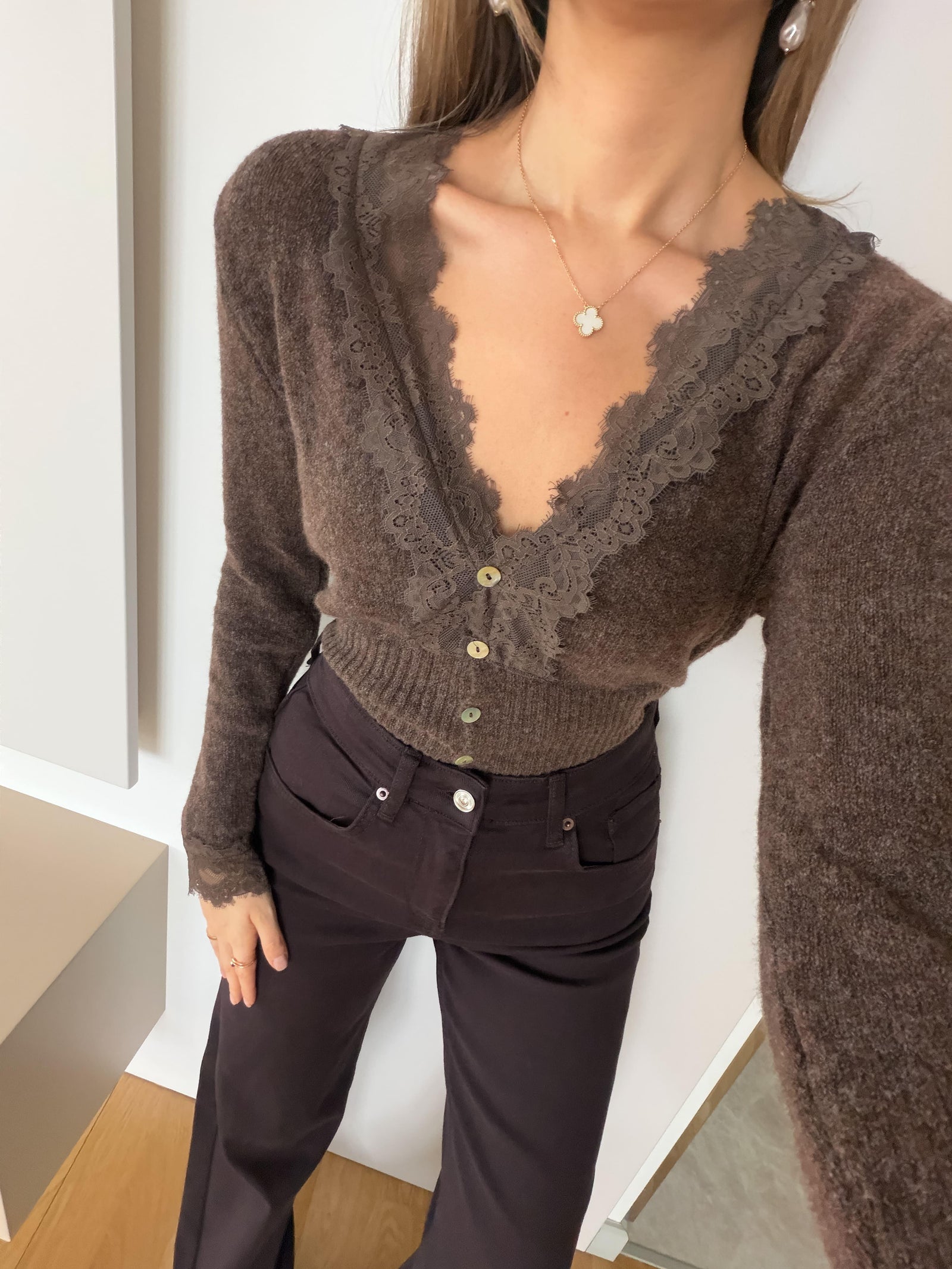 Brigitte kardigan bluza - dve boje