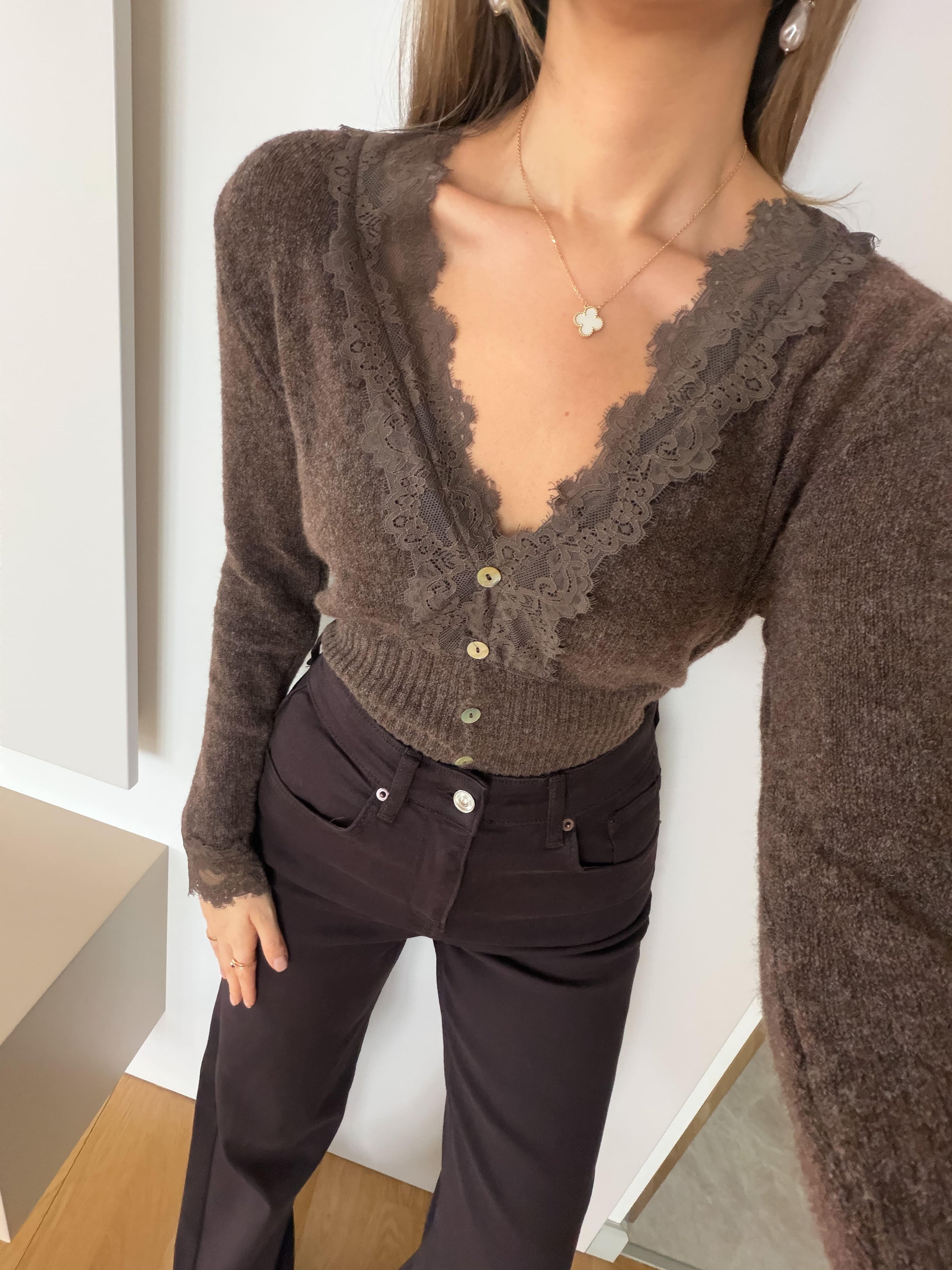 Brigitte kardigan bluza - dve boje