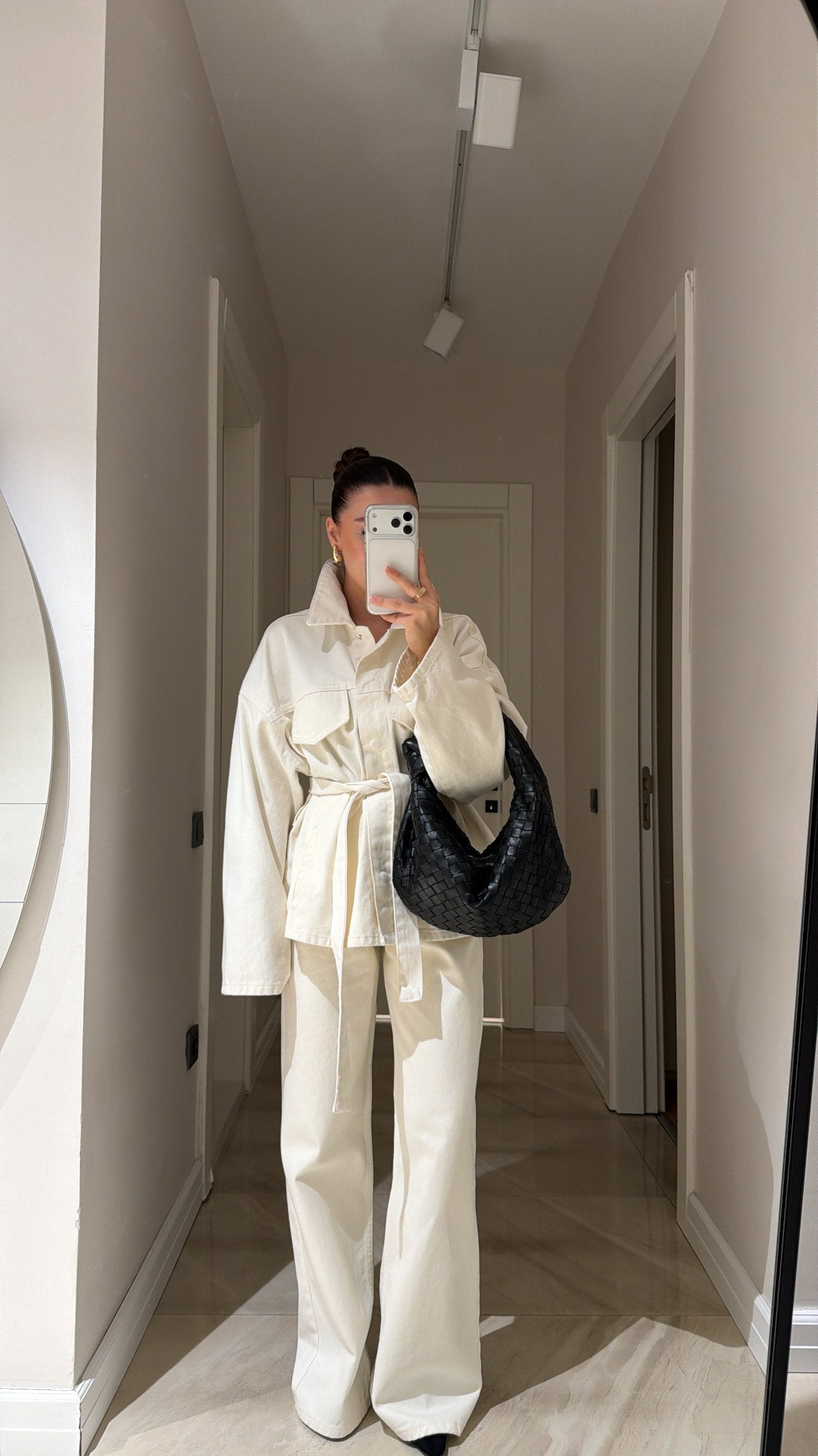 PREMIUM TEKSAS KOMPLET EKRU BOJA