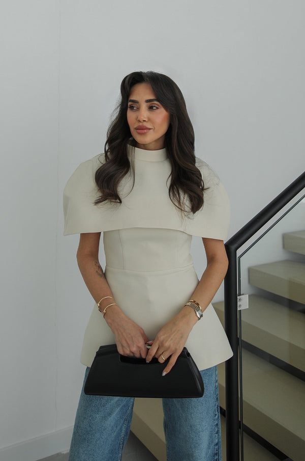 Modular Cape Bluza Ivory Sand