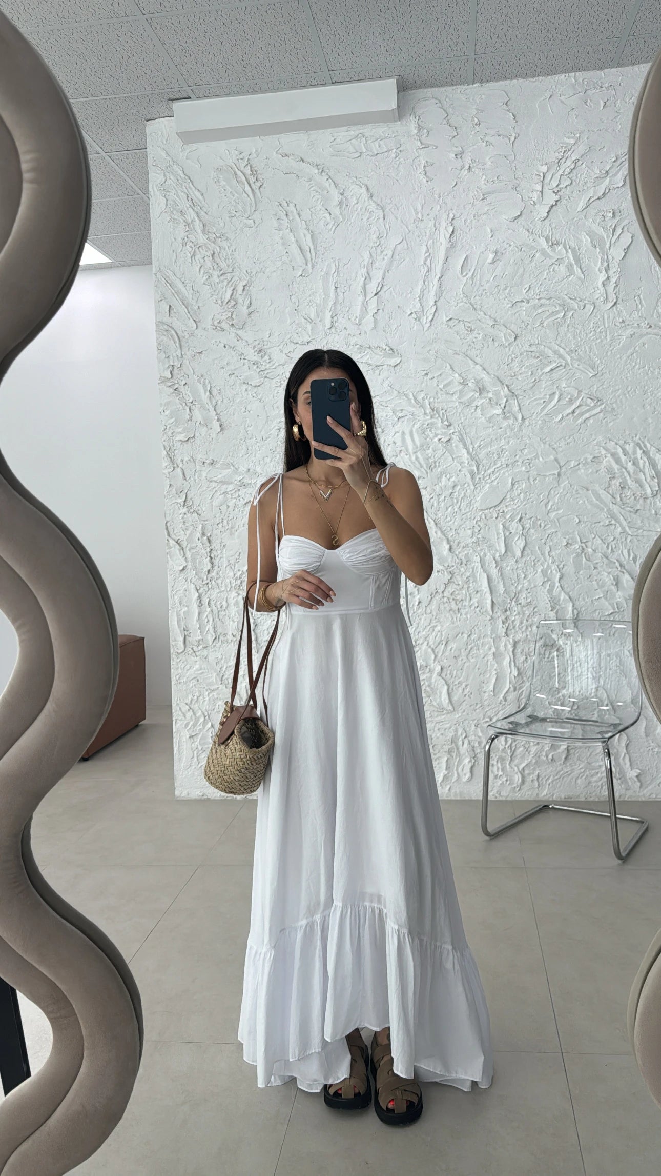 COTTON WHISPER MAXI DRESS