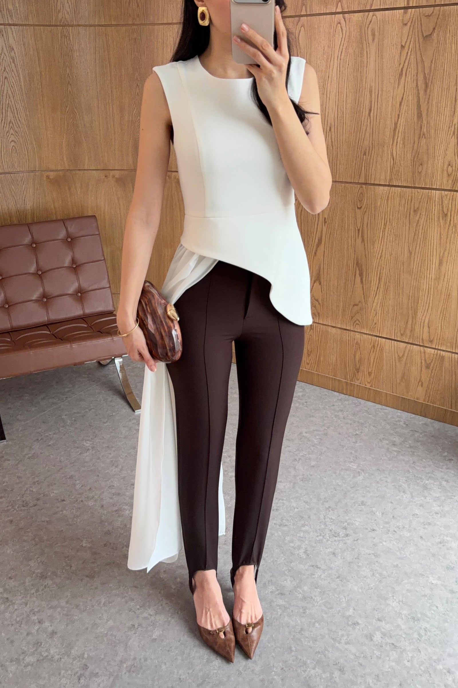 Sculpt Line pantalone - crne i braon