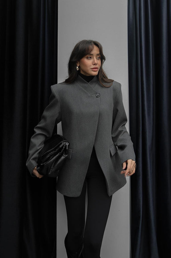 Clean Cut Asym Sako Grey