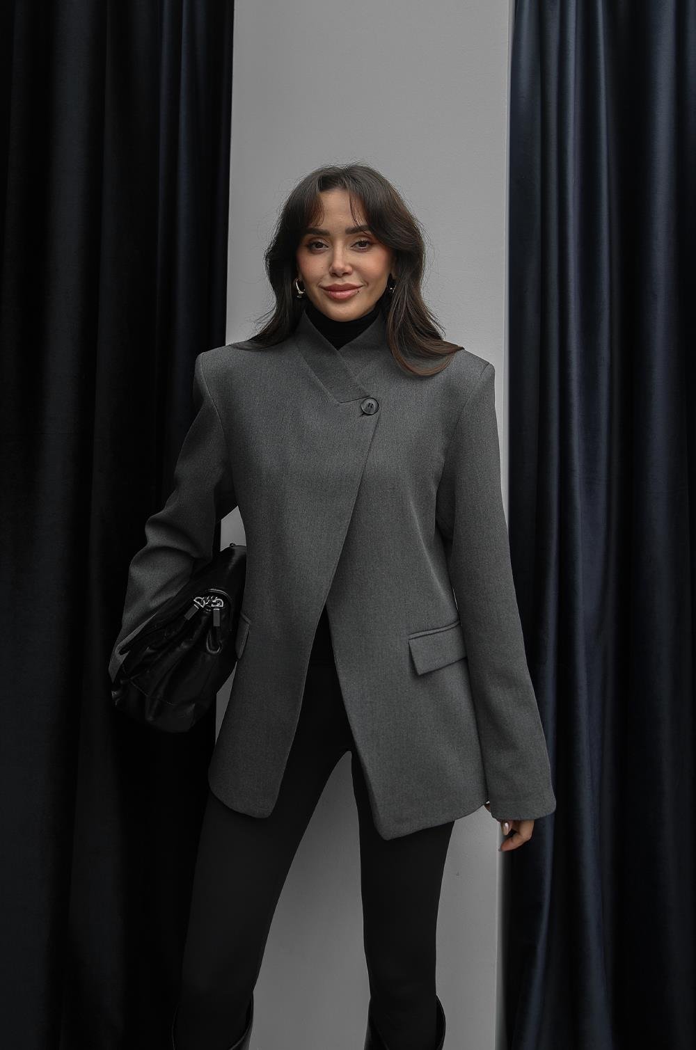 Clean Cut Asym Sako Grey