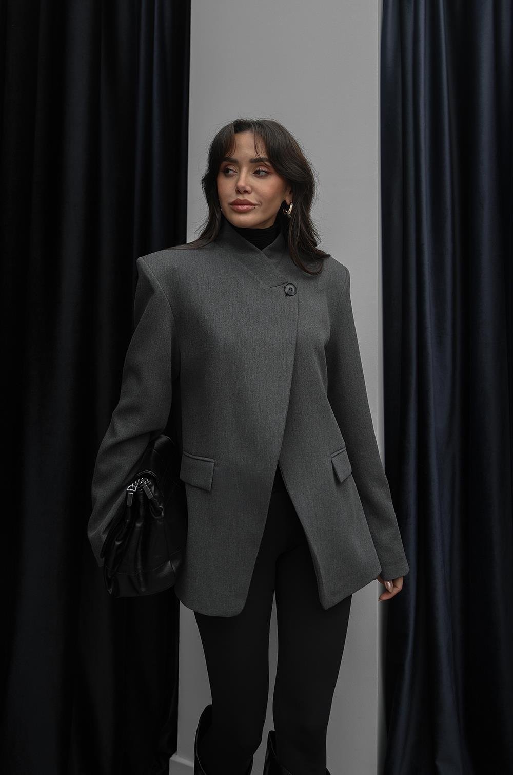 Clean Cut Asym Sako Grey