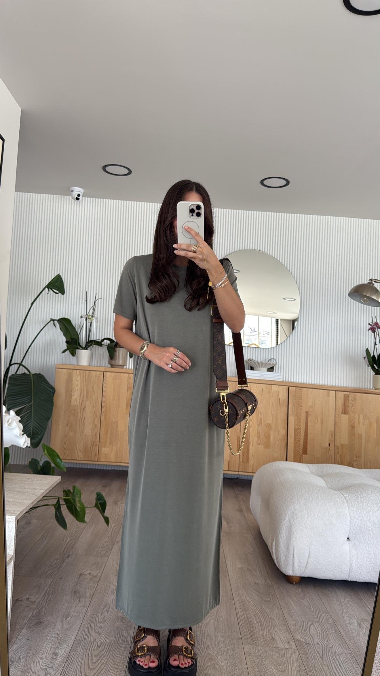 HALJINA OD MODALA GREEN OLIVE