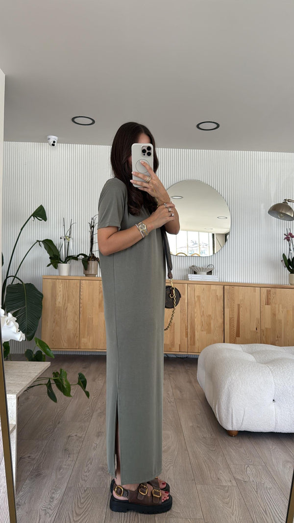 HALJINA OD MODALA GREEN OLIVE