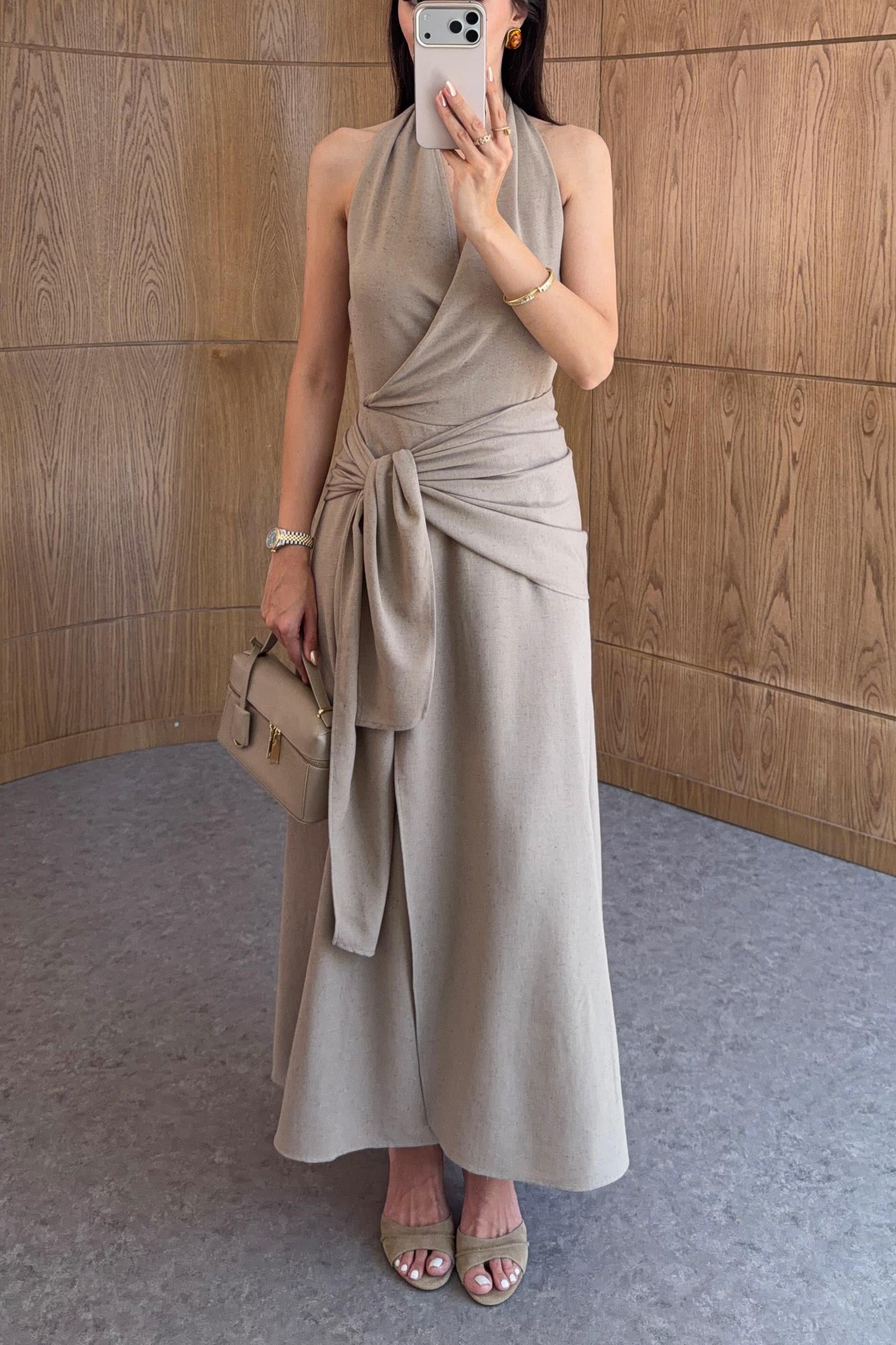 Natural Linen Beige haljina