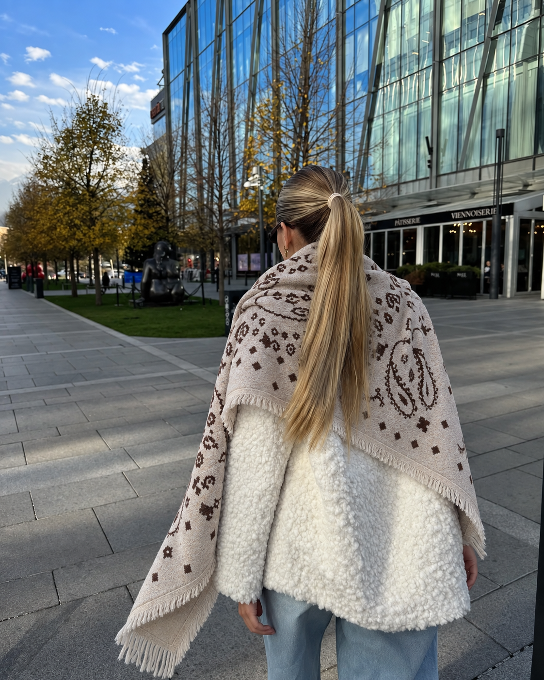 HERITAGE JACQUARD SCARF – prikaz sa leđa