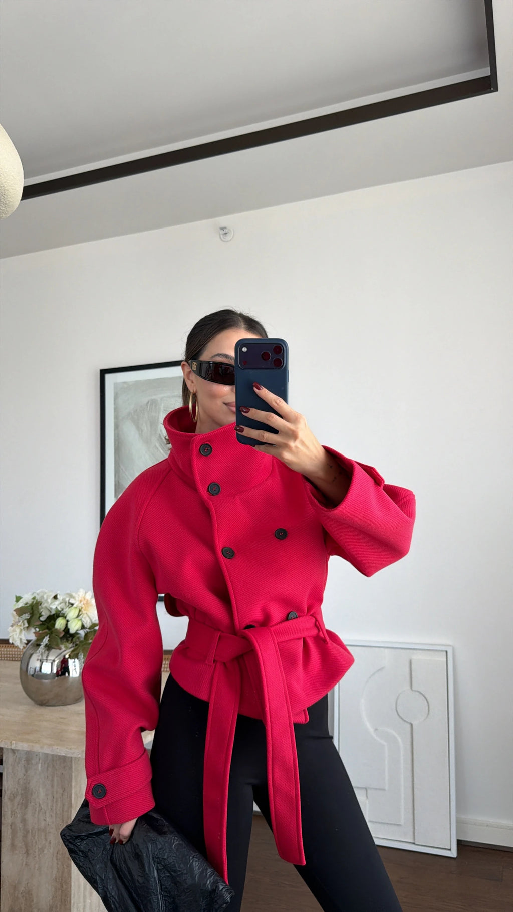 SCARLET SCULPT COAT