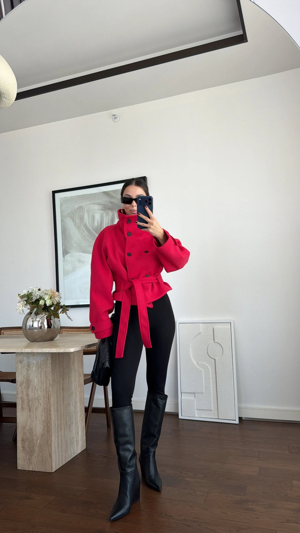 SCARLET SCULPT COAT