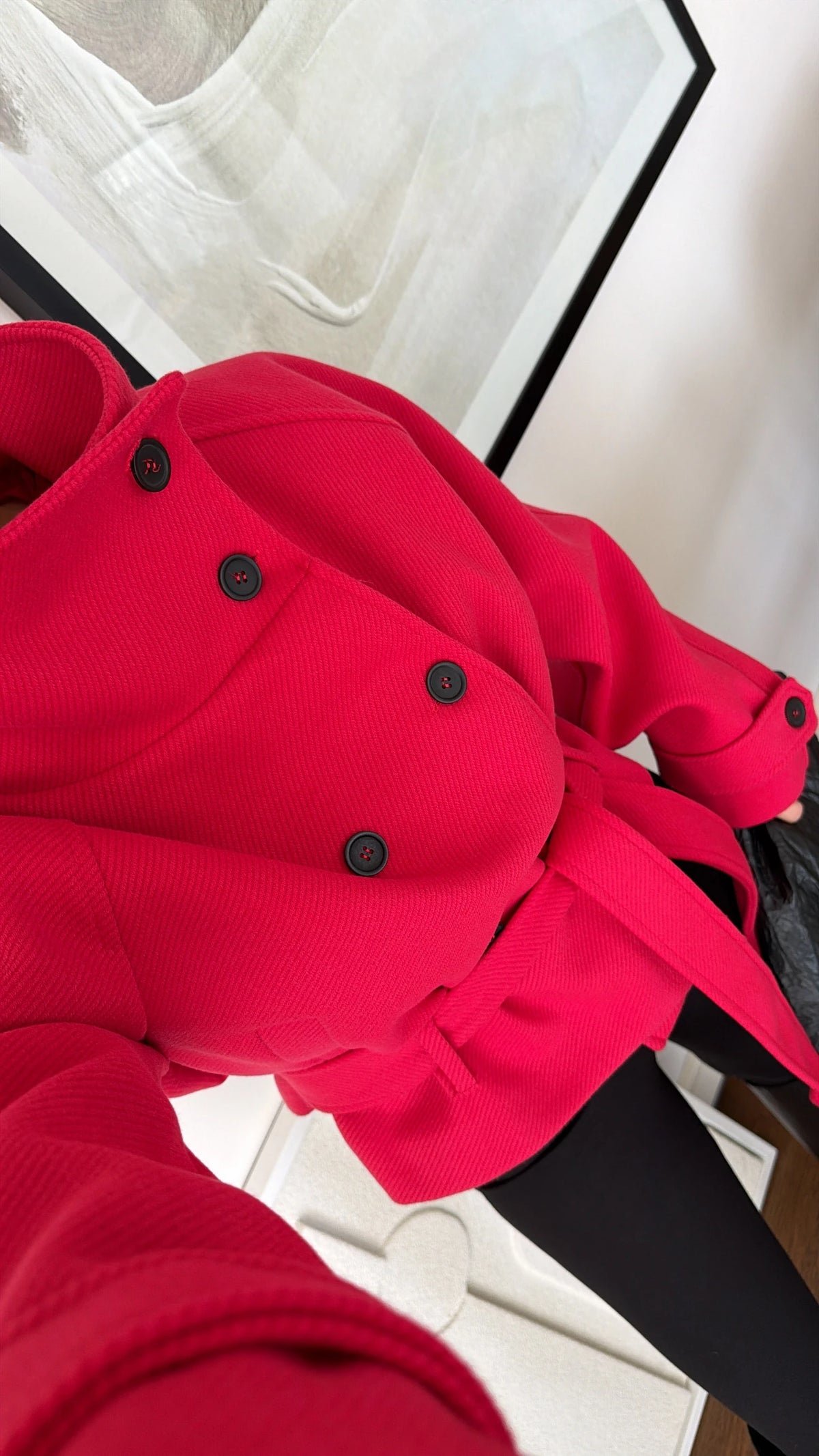 SCARLET SCULPT COAT