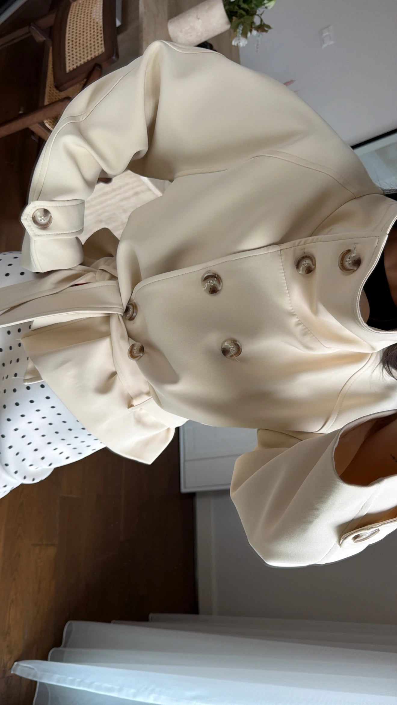 Premium trench kaput sa visokom kragnom - tri nijanse