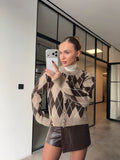 ARGYLE KNIT CARDIGAN - više boja