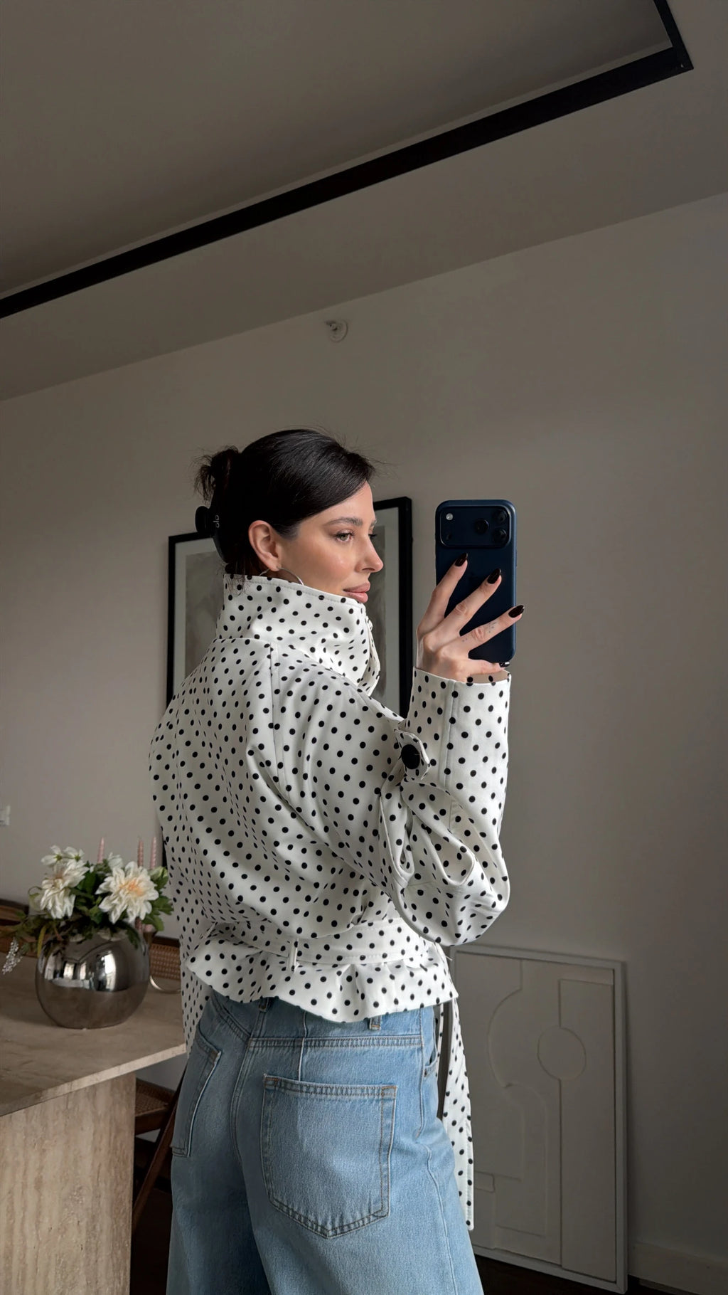 Polka Dot Statement Jacket