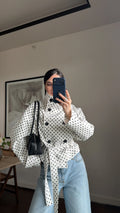 Polka Dot Statement Jacket