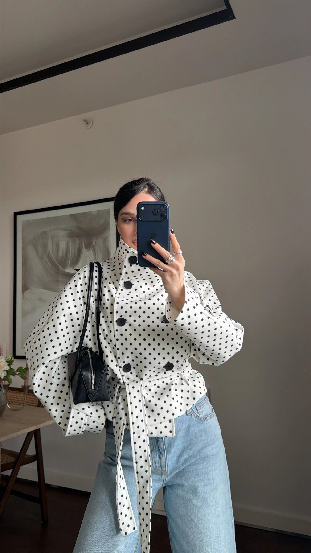 Polka Dot Statement Jacket