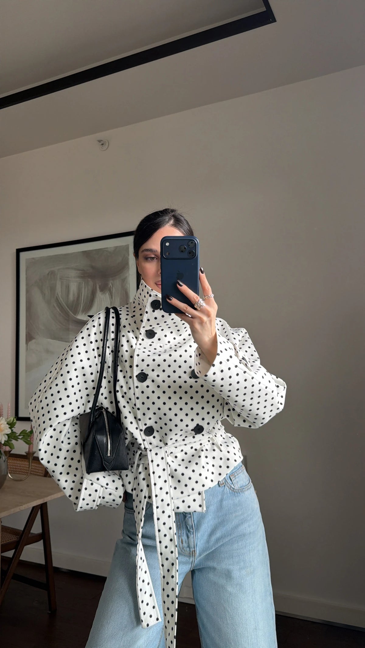 Polka Dot Statement Jacket