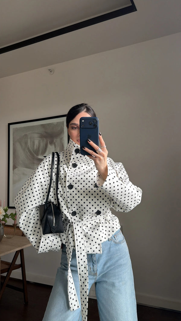 Polka Dot Statement Jacket
