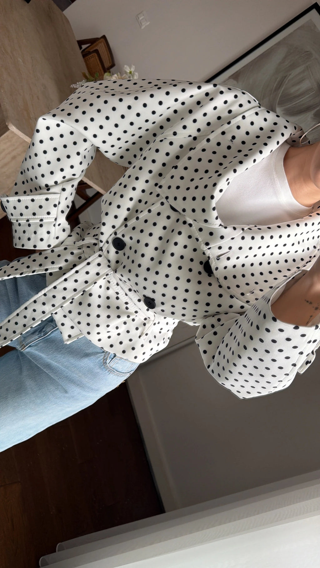 Polka Dot Statement Jacket