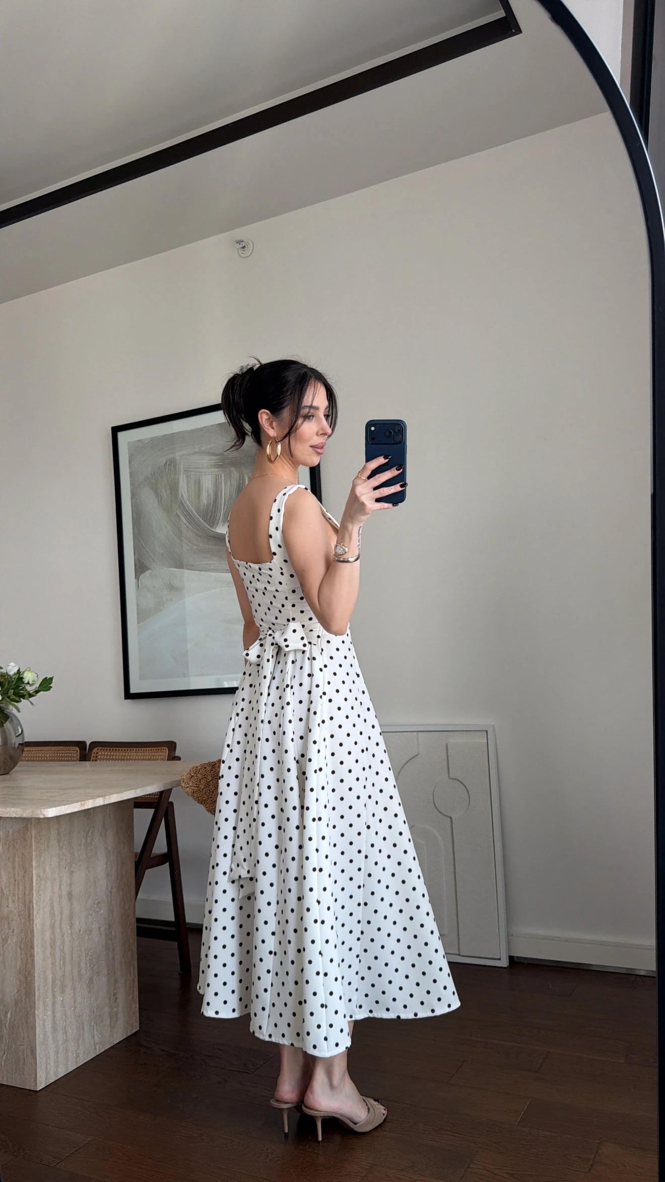 Sorrento Polka Dot Midi Haljina