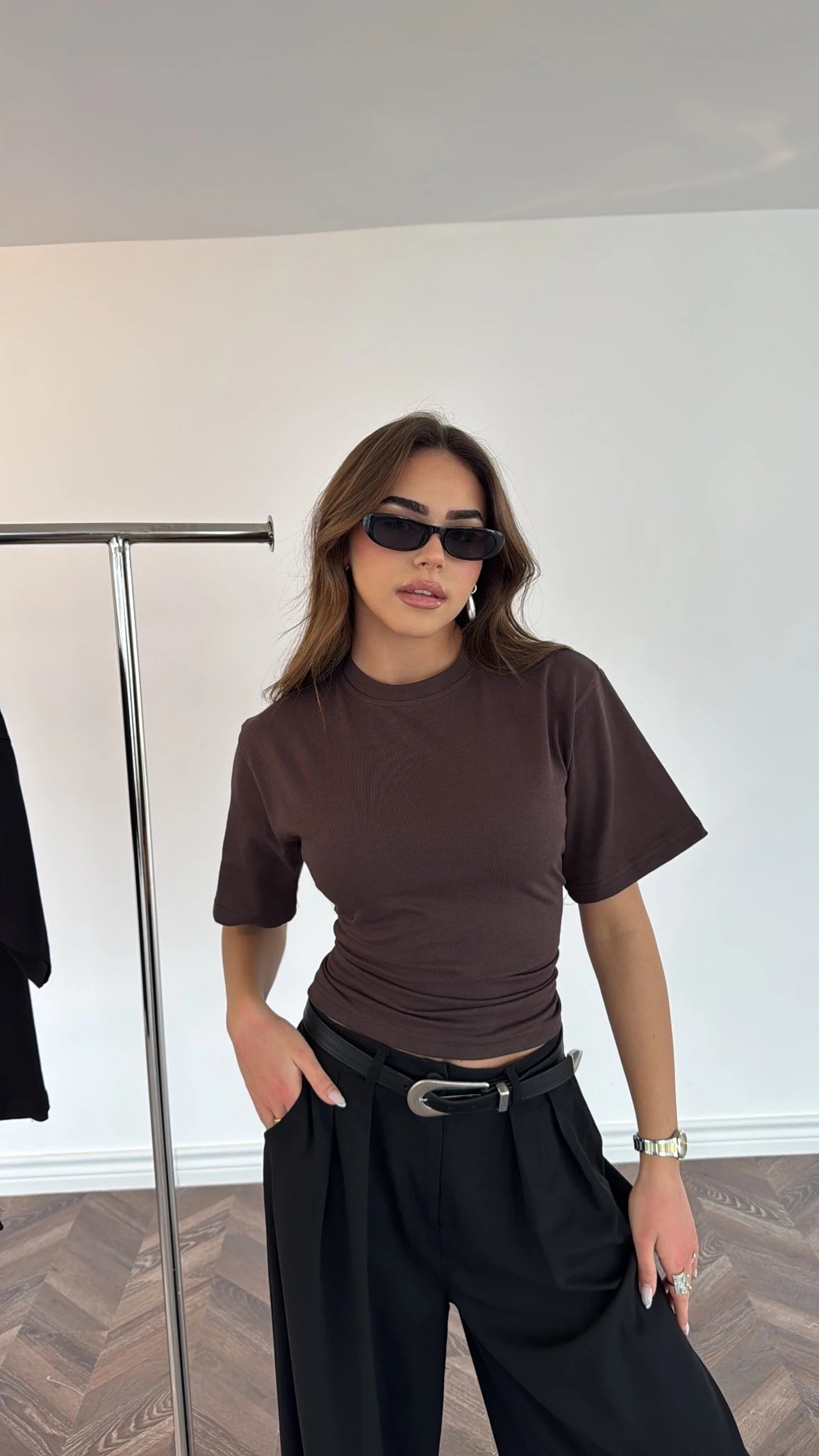 Designer Cotton T-Shirt with rope - više boja