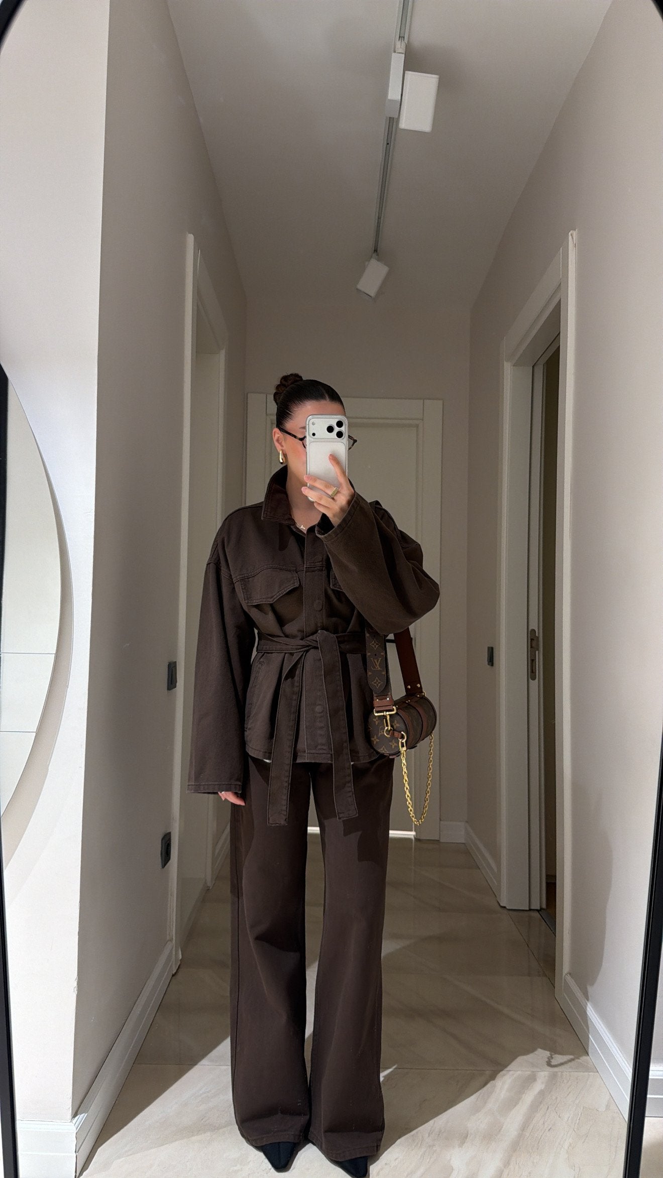 PREMIUM TEKSAS KOMPLET BRAON BOJA