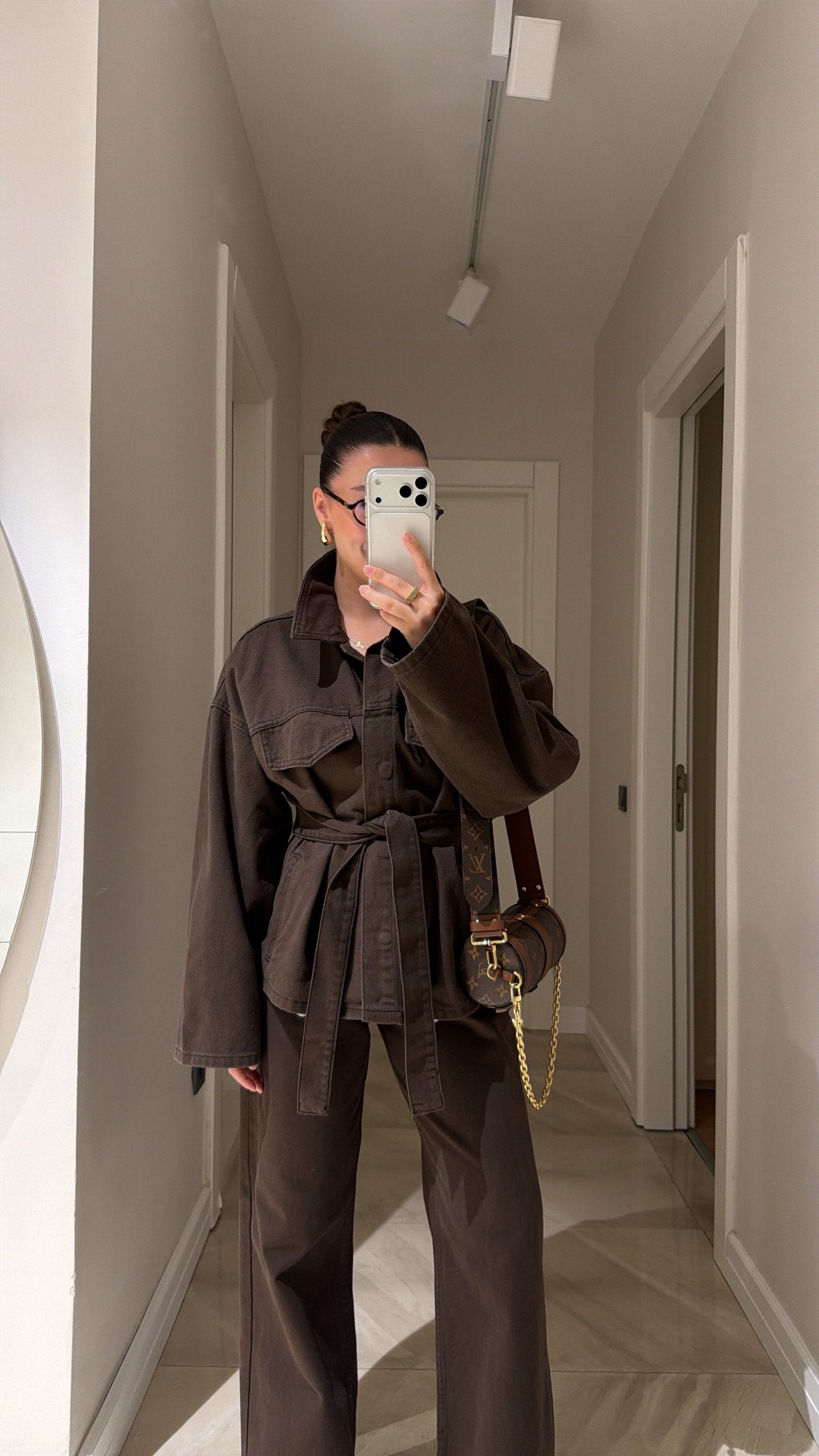 PREMIUM TEKSAS KOMPLET BRAON BOJA