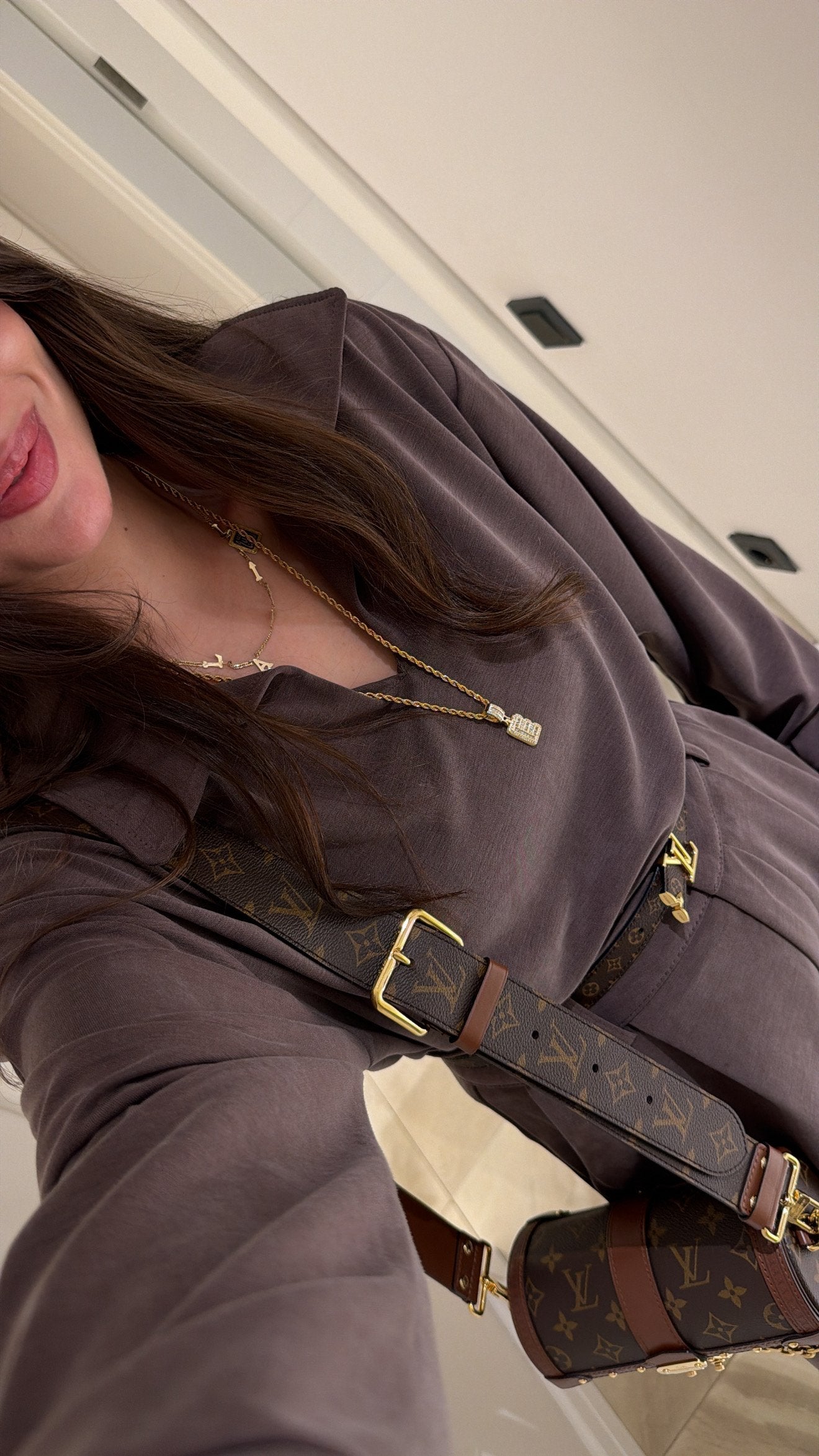 Komplet/trenerka od modala - braon boja