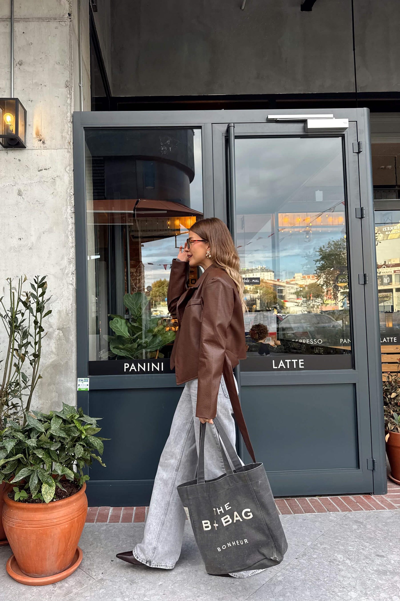 BLEJZER JAKNA OD EKO KOŽE