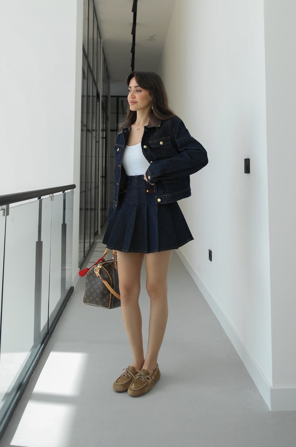 DENIM SET "AMORE" – DARK INDIGO