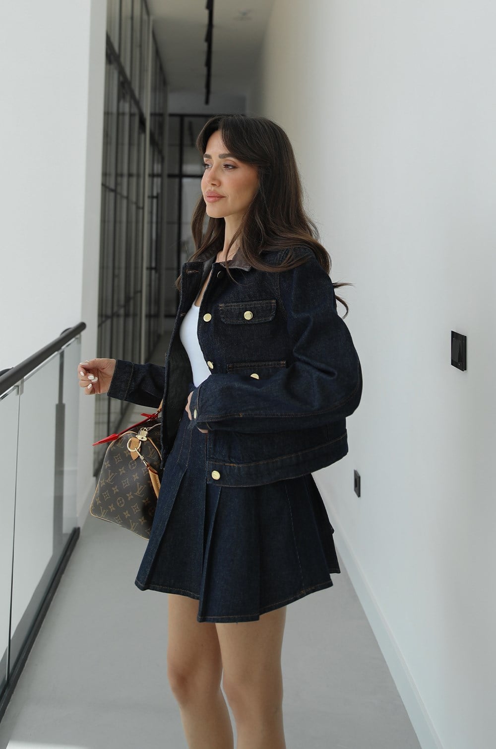DENIM SET "AMORE" – DARK INDIGO