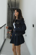 DENIM SET "AMORE" – DARK INDIGO