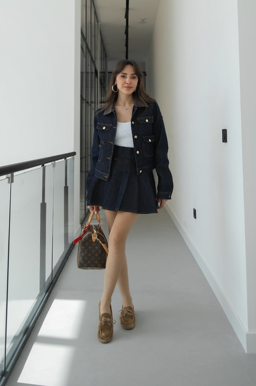 DENIM SET "AMORE" – DARK INDIGO