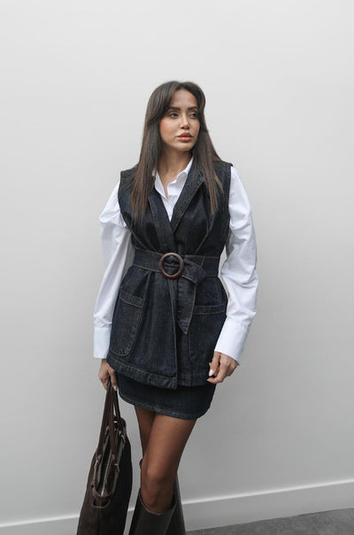ROSALEE DENIM VEST