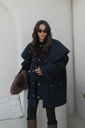 FH Cape Utility jakna navy blue – Fashion Hunter, pogled 1