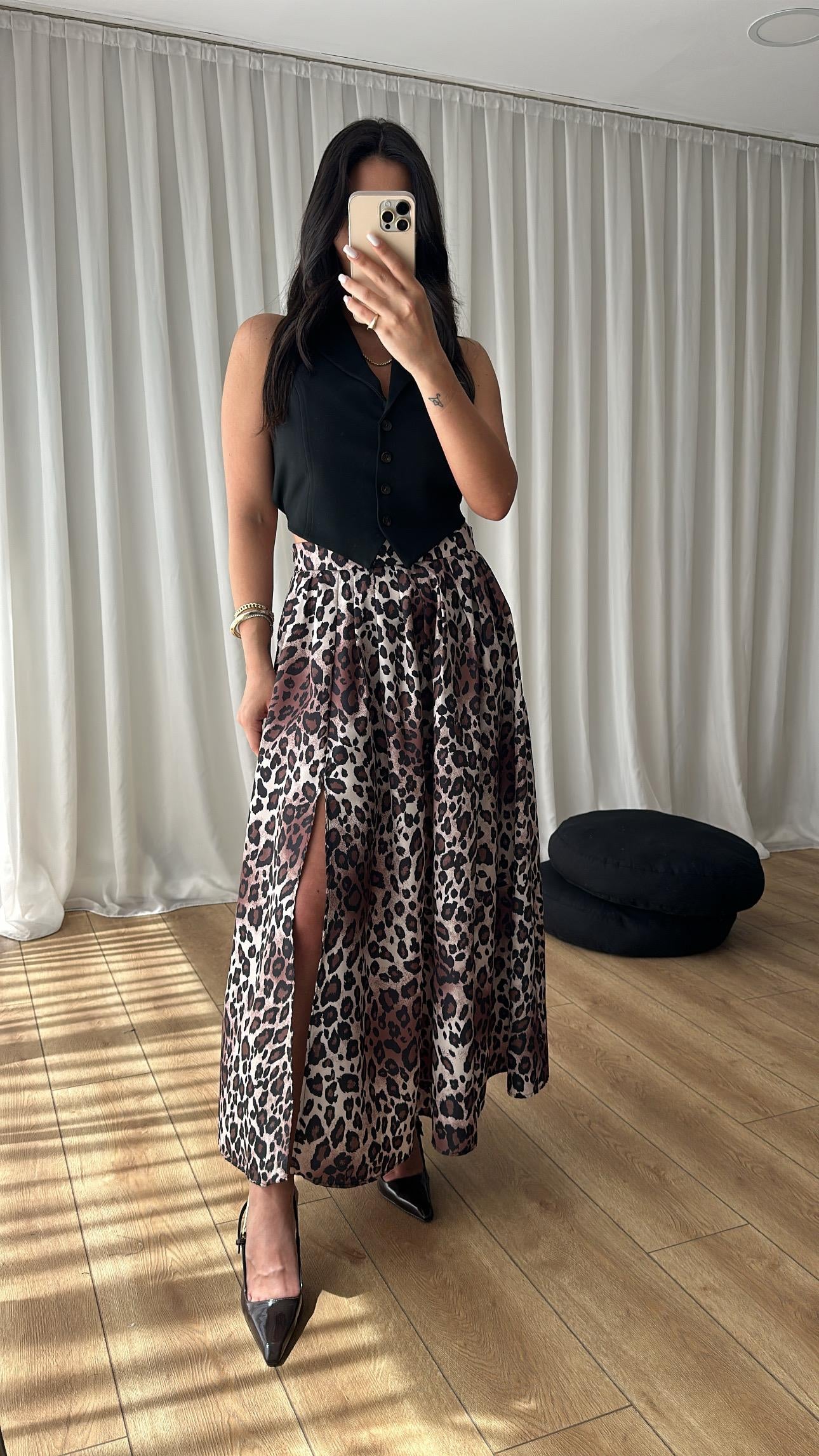 MAREA PREMIUM SUKNJA LEOPARD