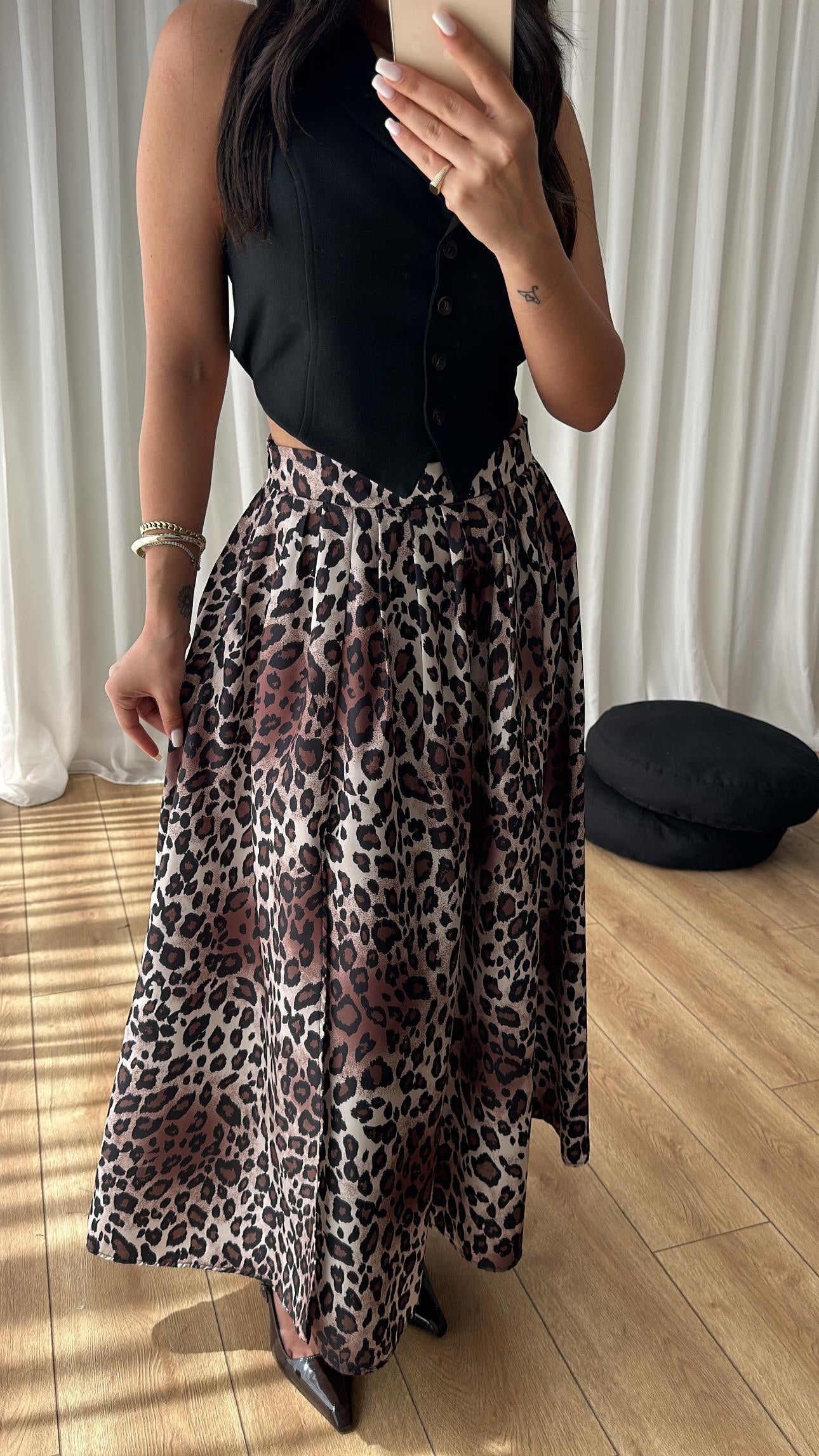 MAREA PREMIUM SUKNJA LEOPARD