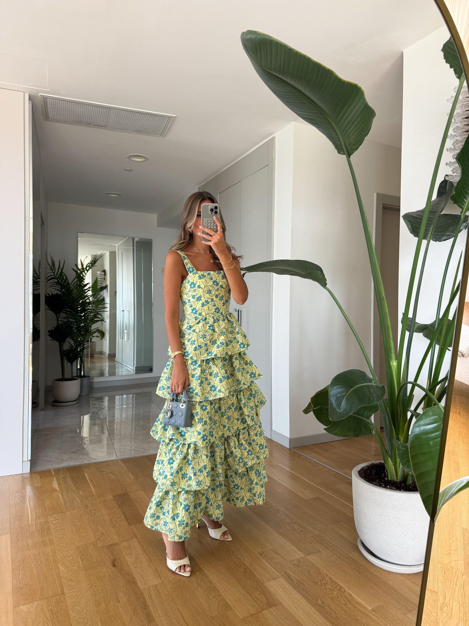 Floral Tiered Maxi Dress
