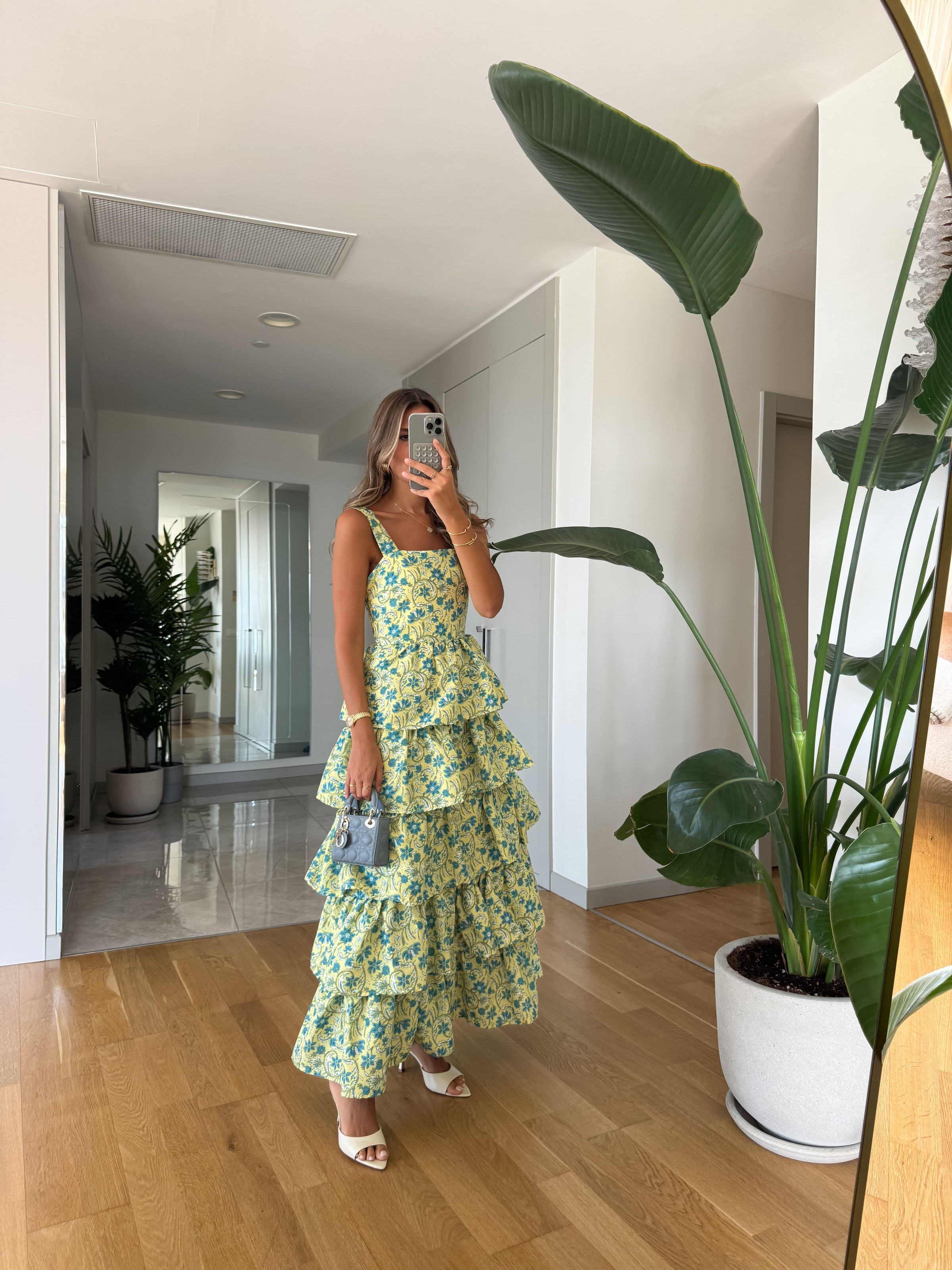 Floral Tiered Maxi Dress