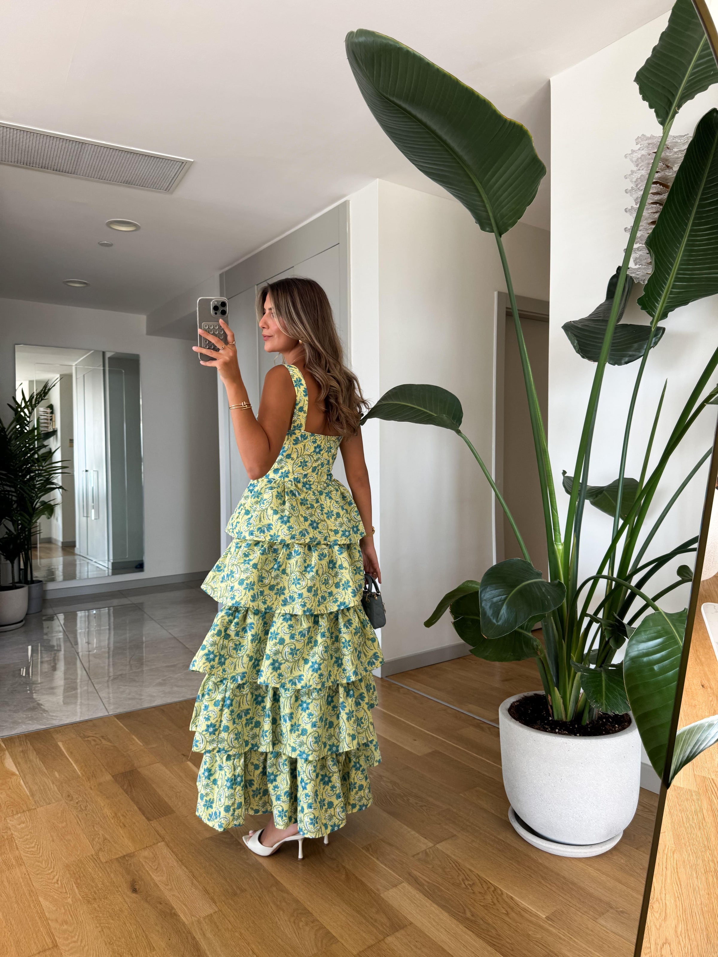 Floral Tiered Maxi Dress