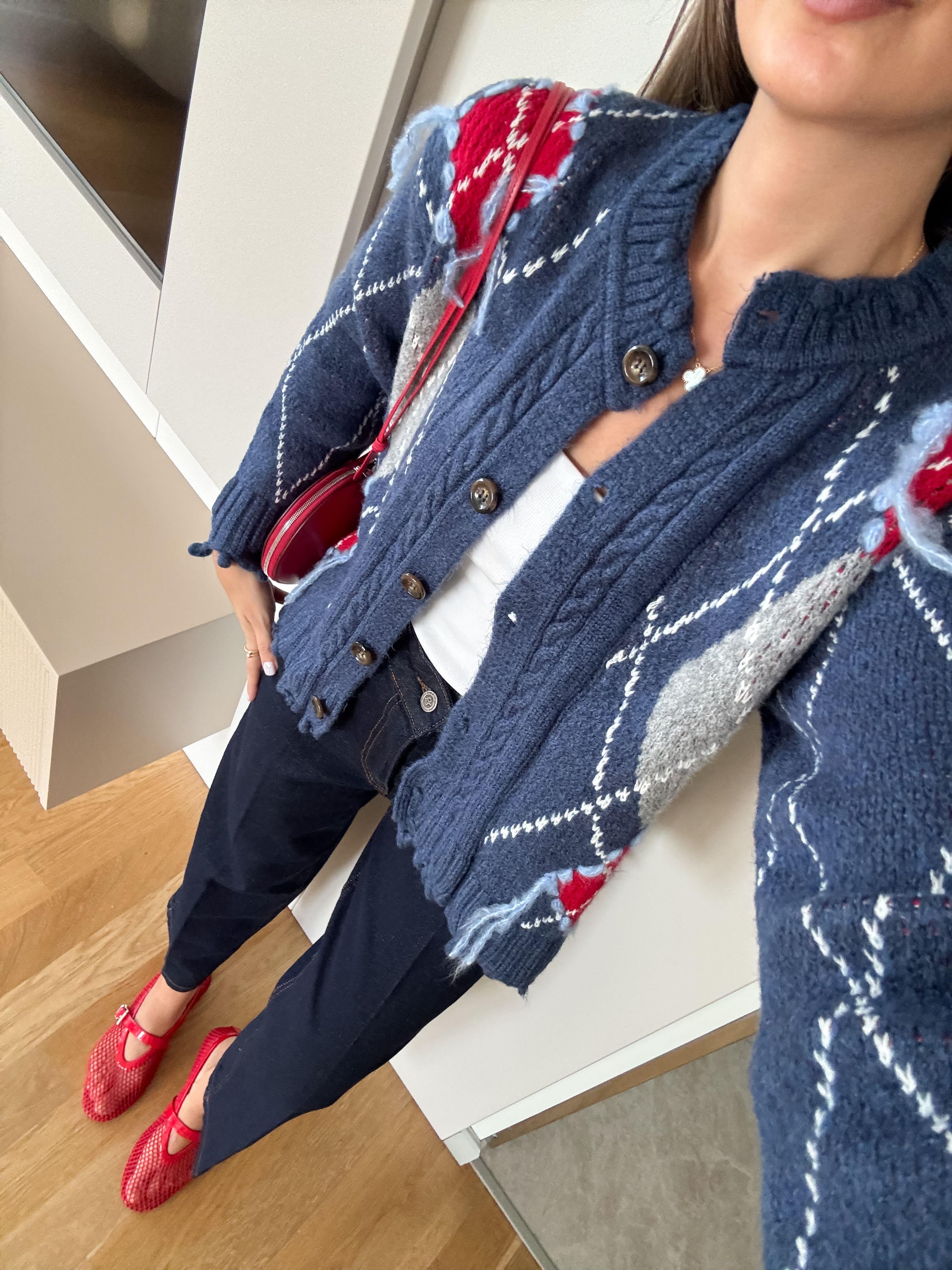 Oxford Argyle Knit