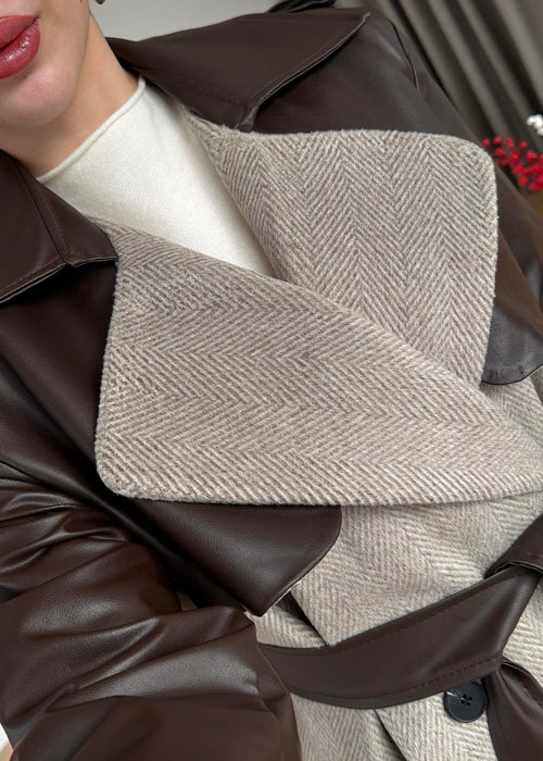 DUAL TONE BROWN  VUNENI KAPUT